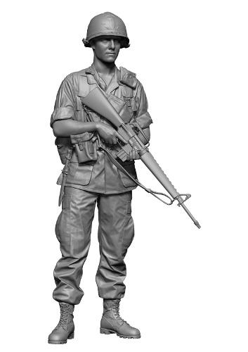 Hs24098 Vietnamwar U.S  rifleman